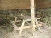 inside the old hut