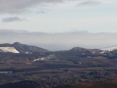 Reykjadalir seen from Pokahrygg