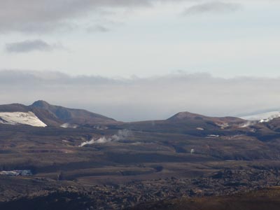 Reykjadalir seen from Pokahrygg